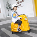 kids Trolley luggage bag travel suitcase children's trolley luggage spinner wheels Bag Cute Baby Carry On ride Trunk suitcase