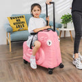 kids Trolley luggage bag travel suitcase children's trolley luggage spinner wheels Bag Cute Baby Carry On ride Trunk suitcase